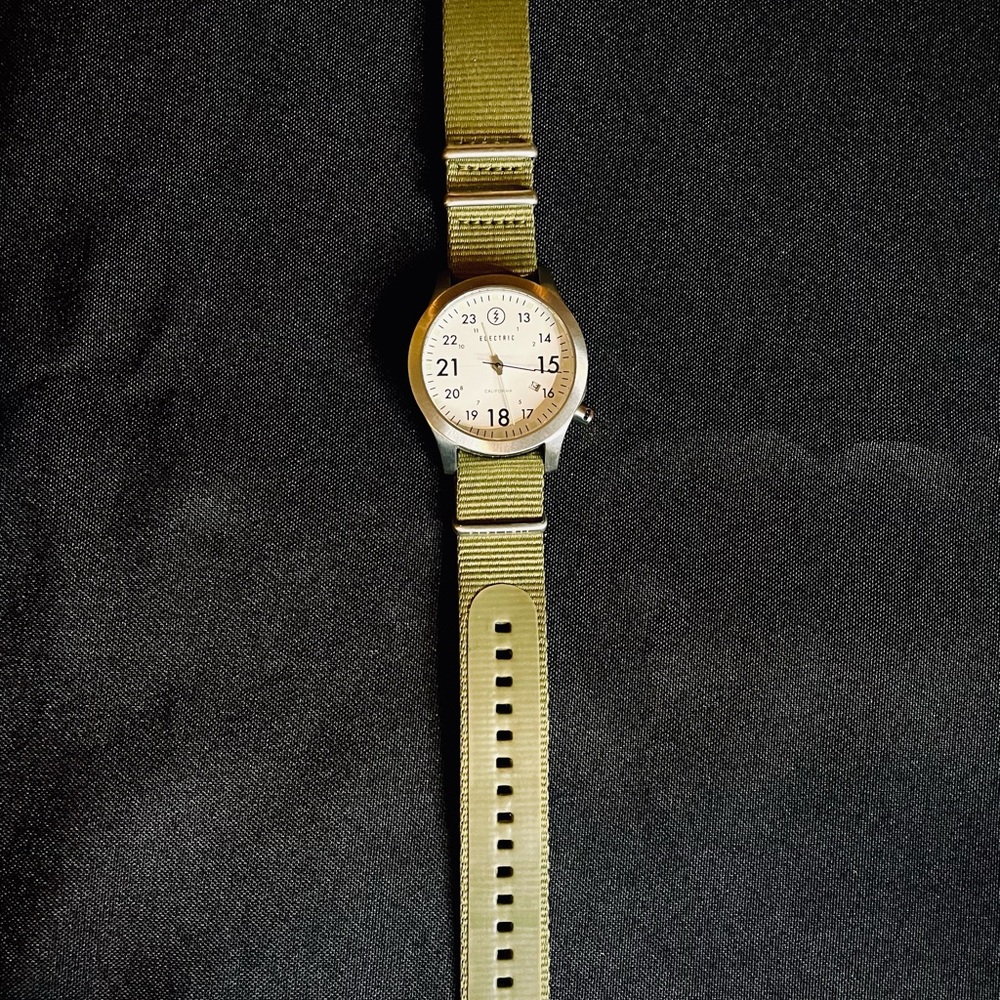Green Analog Watch